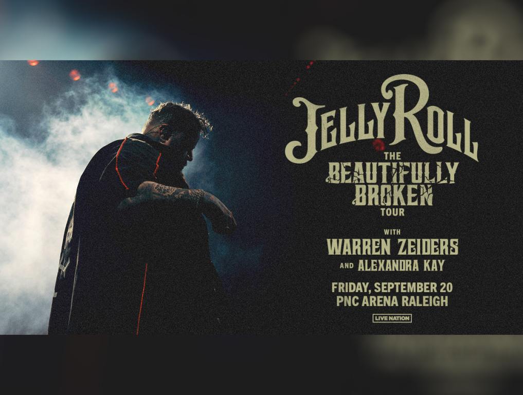 Jelly Roll Beautifully Broken Tour In Raleigh