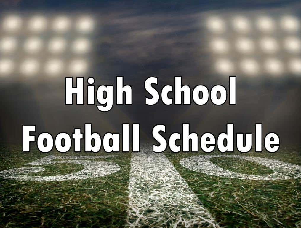 Fayetteville area high school football schedule