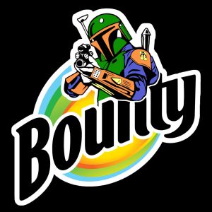 Boba Fett bounty sticker