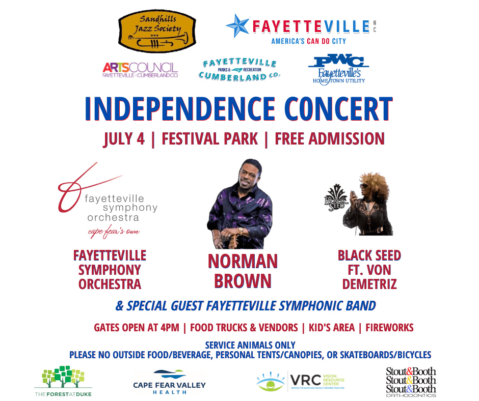 city of fayetteville july 4 concert