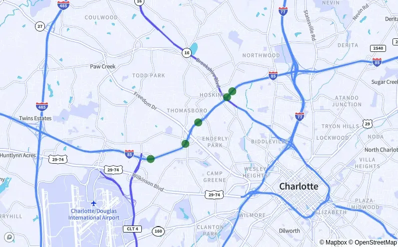 Deadliest Roads in North Carolina