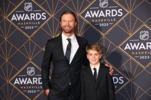 Dierks and Knox Bentley - 2023 NHL Awards - Red Carpet