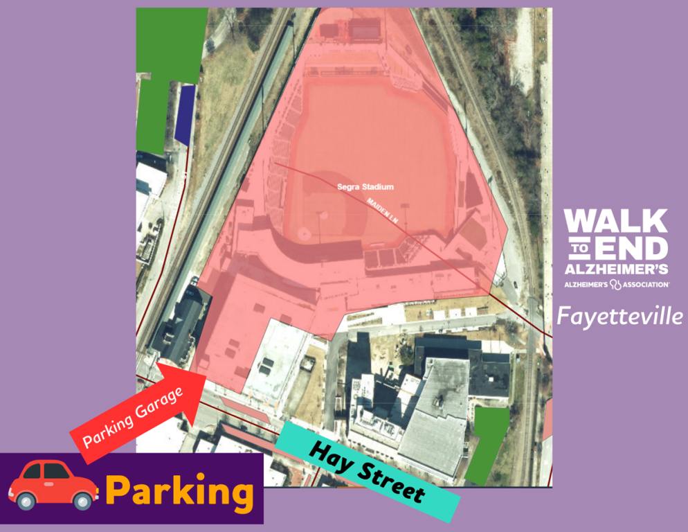 fayetteville alzheimer's walk parking